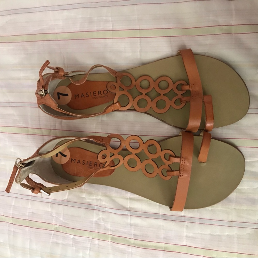 Masiero Brown Sandals